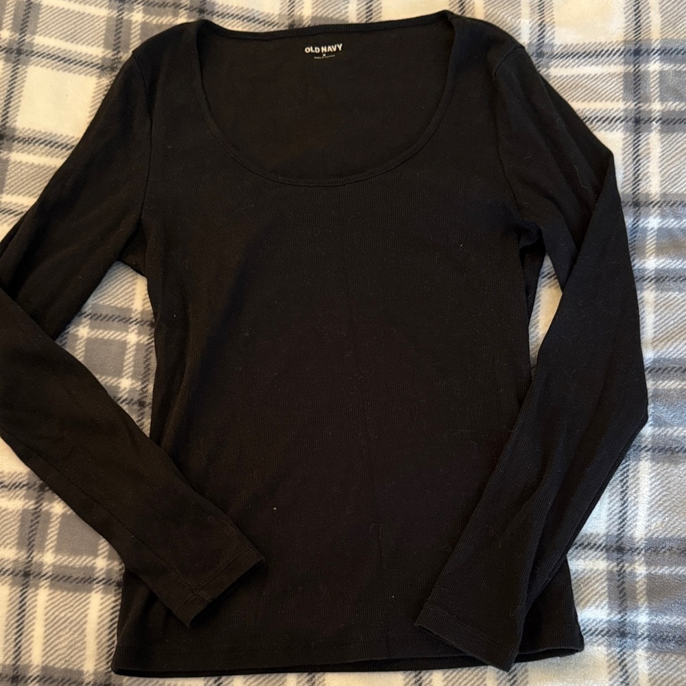 Old Navy Women's Black Scoop Neck top